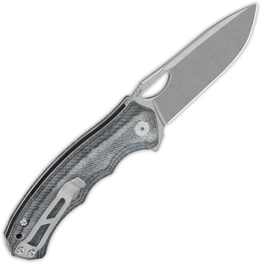QS153B1 QSP Gorilla Linerlock Denim Mic