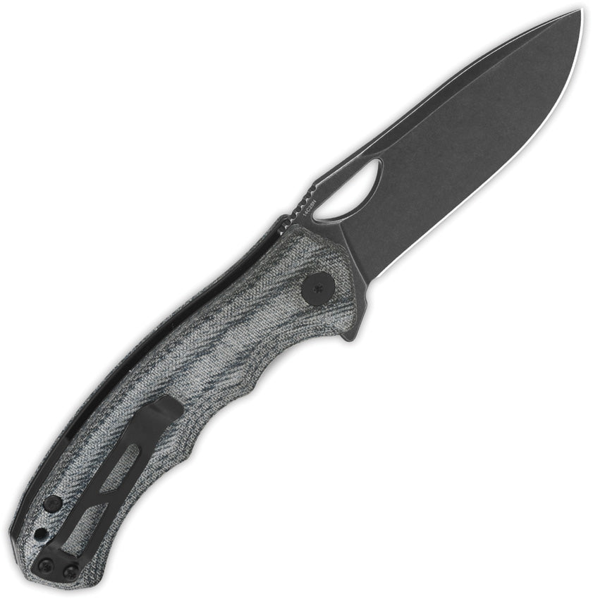 QS153B2 QSP Gorilla Linerlock Denim Mic
