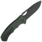 QS153C2 QSP Gorilla Linerlock Green Mic