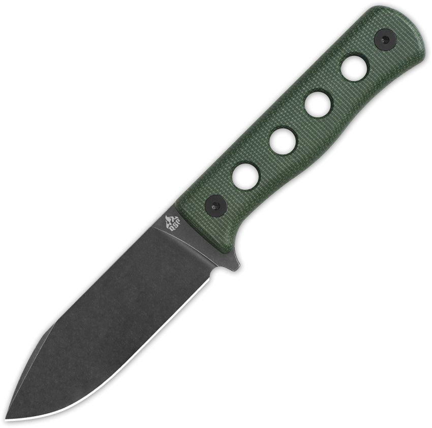 QS155C2 QSP Canary Fixed Blade Green BSW