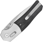 QS157A1 Vault Glyde Lock Black Micarta