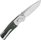 QS157B1 Vault Glyde Lock Green Micarta