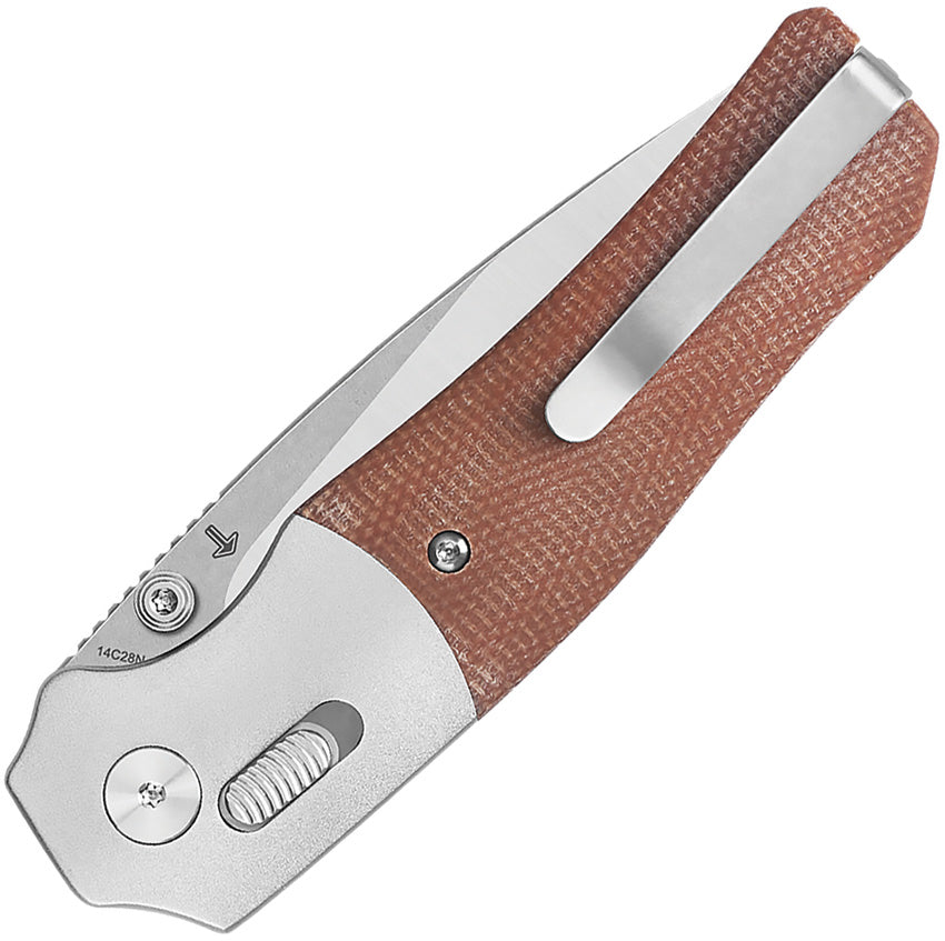 QS157C1 Vault Glyde Lock Tan Micarta