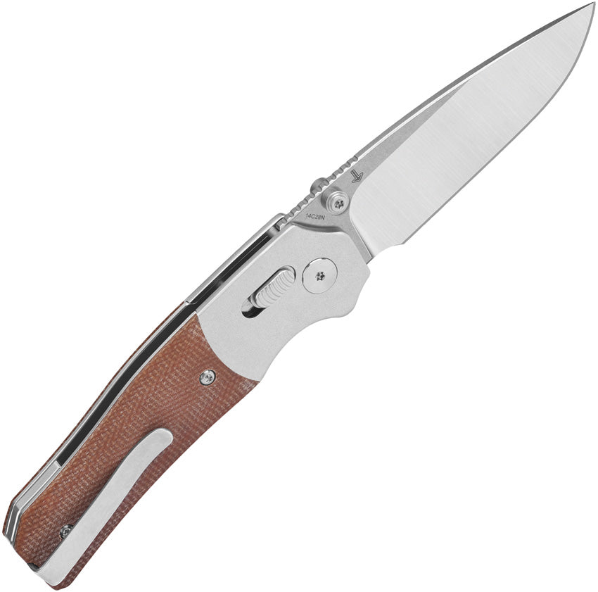QS157C1 Vault Glyde Lock Tan Micarta