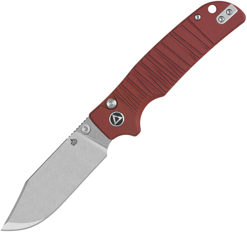 QS159A1 Kali Button Lock Red G10