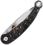 QS161A Dolphin Linerlock Gold CF