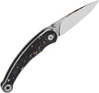 QS161A Dolphin Linerlock Gold CF