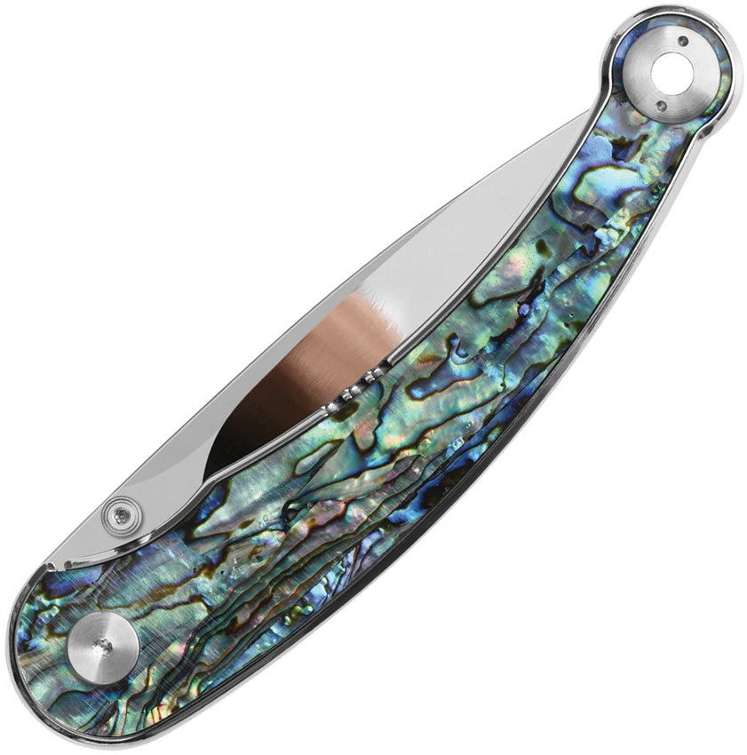 QS161D Dolphin Linerlock Abalone