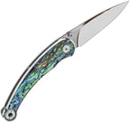 QS161D Dolphin Linerlock Abalone