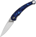 QS161E Dolphin Linerlock Blue Resin