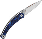 QS161E Dolphin Linerlock Blue Resin