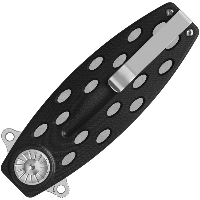 QS162A Beetle Linerlock Black G10