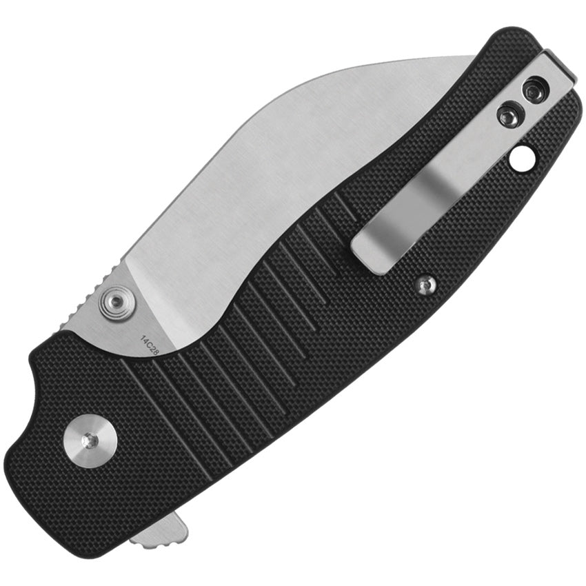 QS163A1 Chefmaster Linerlock Black G10