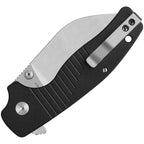 QS163A1 Chefmaster Linerlock Black G10