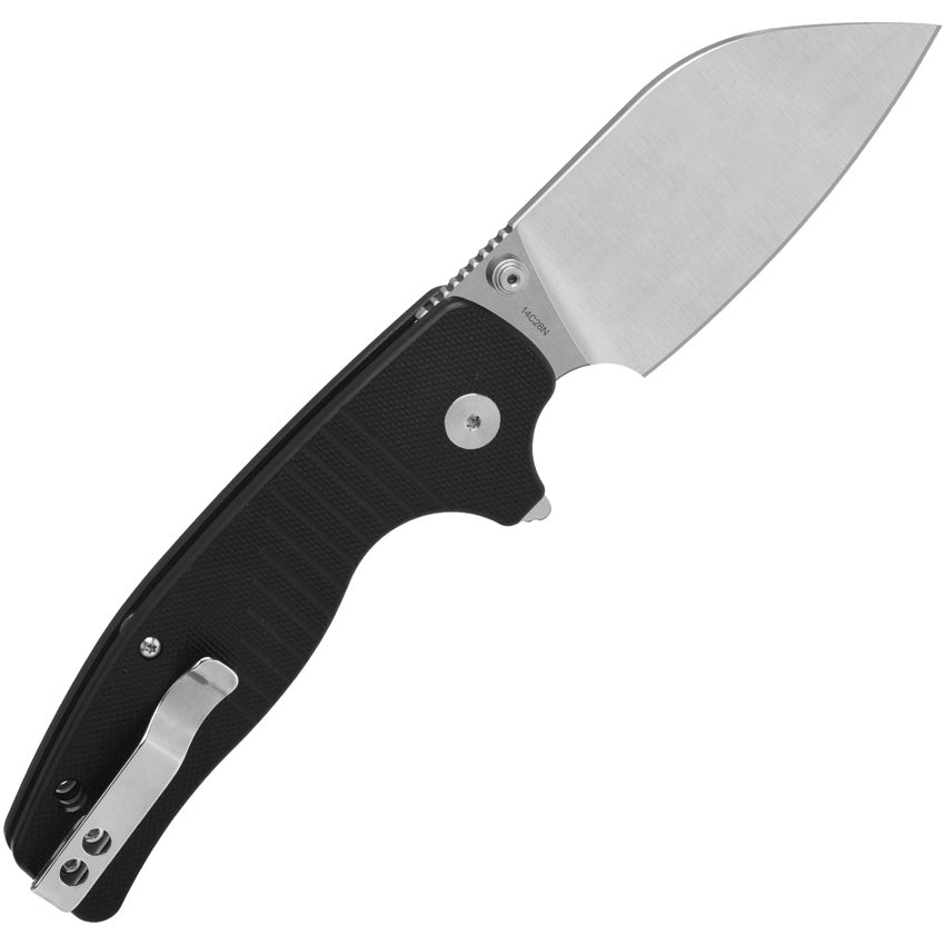 QS163A1 Chefmaster Linerlock Black G10