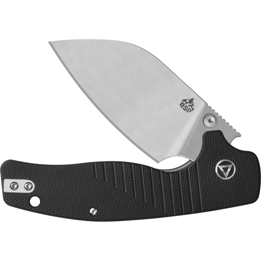 QS163A1 Chefmaster Linerlock Black G10