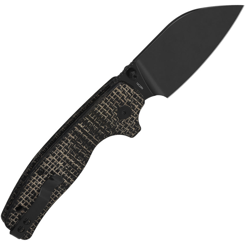 QS163C2 Chefmaster Linerlock Brn Mic