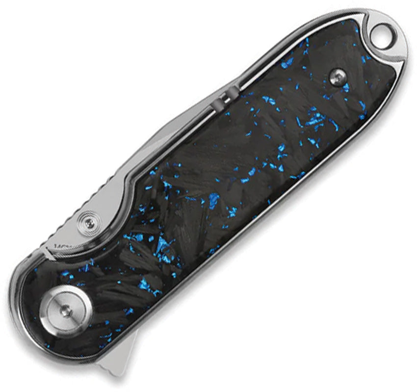 QS168C Nebula Linerlock Blue CF