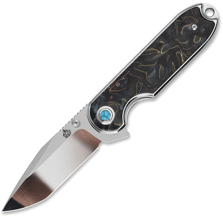 QS168E Nebula Linerlock Brass Copp