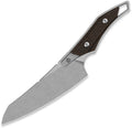 QS172C1: QSP T-Cook fixed blade, Glow in the Dark micarta handle, 5.25" stonewash Nitro V Wharncliffe blade