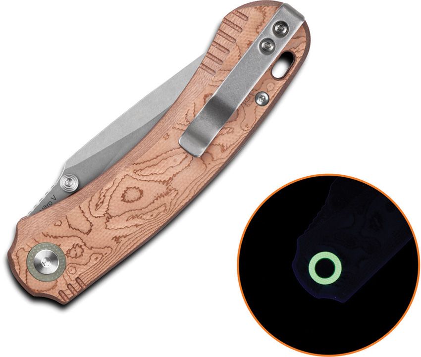 QS174C1 QSP Knife Coyote Button Linerlock Cppr
