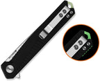 QS176A1 QSP Knife Mantis Linerlock Black G10