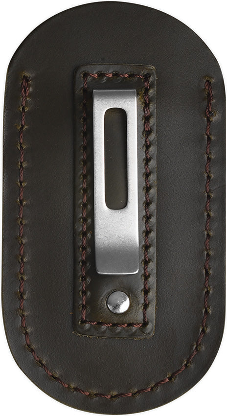 QSP003B Leather Sheath Dark Brown