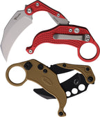 REA121 Reate Knives EXO-K Button Lock Red SW