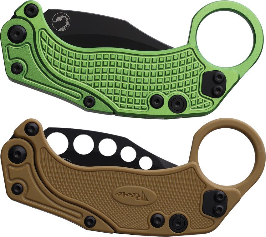REA126 Reate Knives EXO-K Button Lock Green