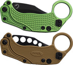 REA126 Reate Knives EXO-K Button Lock Green