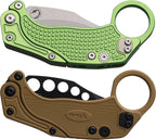 REA127 Reate Knives EXO-K Button Lock Green