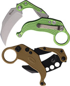 REA127 Reate Knives EXO-K Button Lock Green