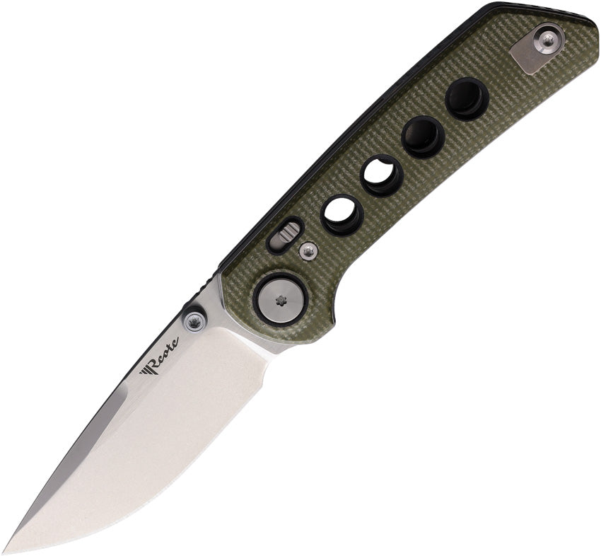 REA130 Reate Knives PL-XT Pivot Lock Green SW