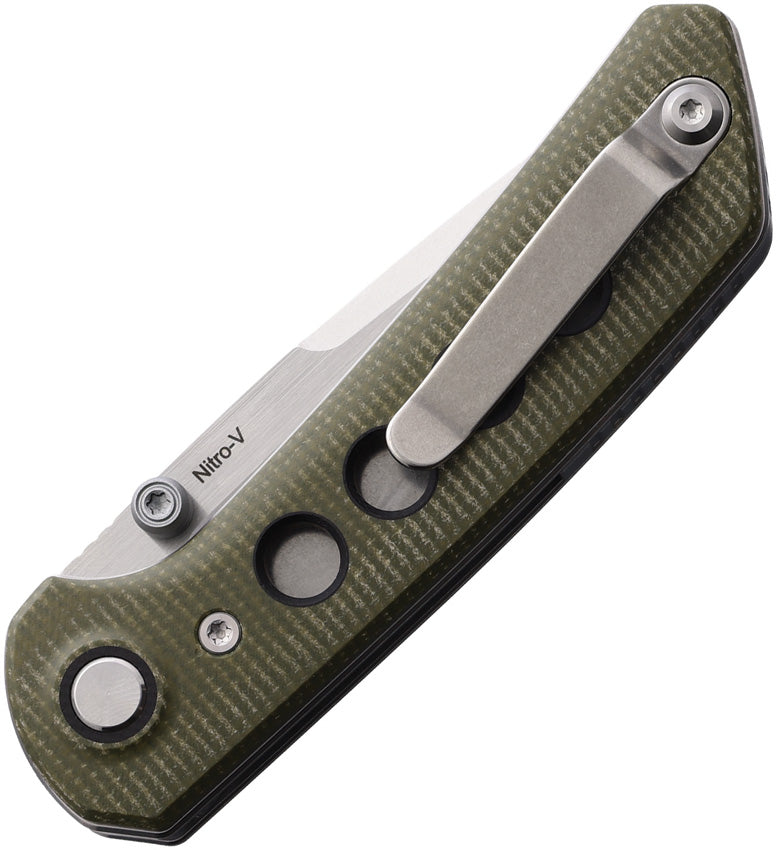 REA130 Reate Knives PL-XT Pivot Lock Green SW