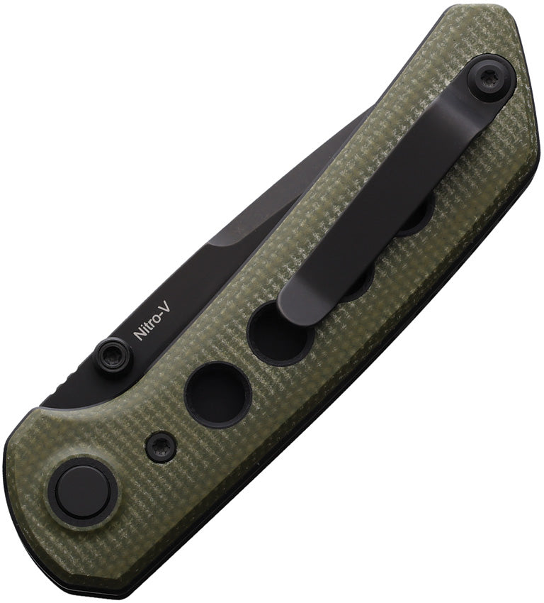 REA131 Reate Knives PL-XT Pivot Lock Green PVD
