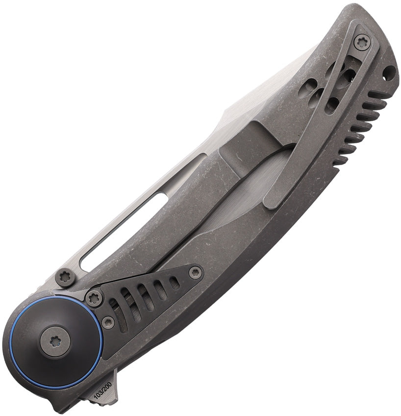 REA149 Reate Knives GTR Framelock Ti Dark BB