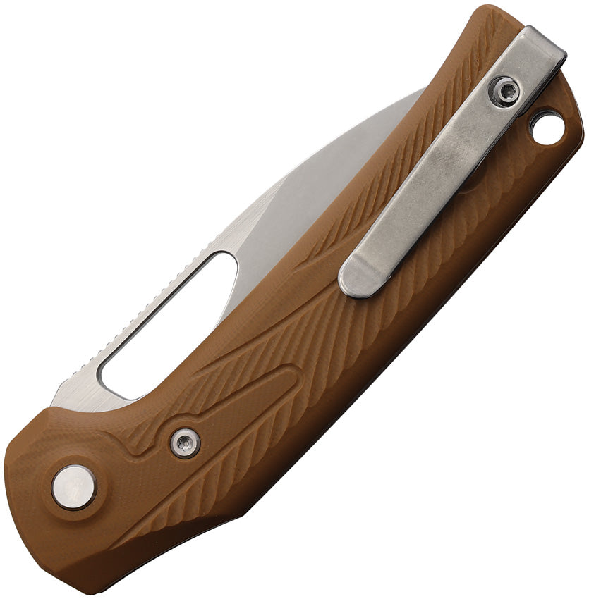 REA171 Reate Knives PL-XE Pivot Lock Tan G10 SW