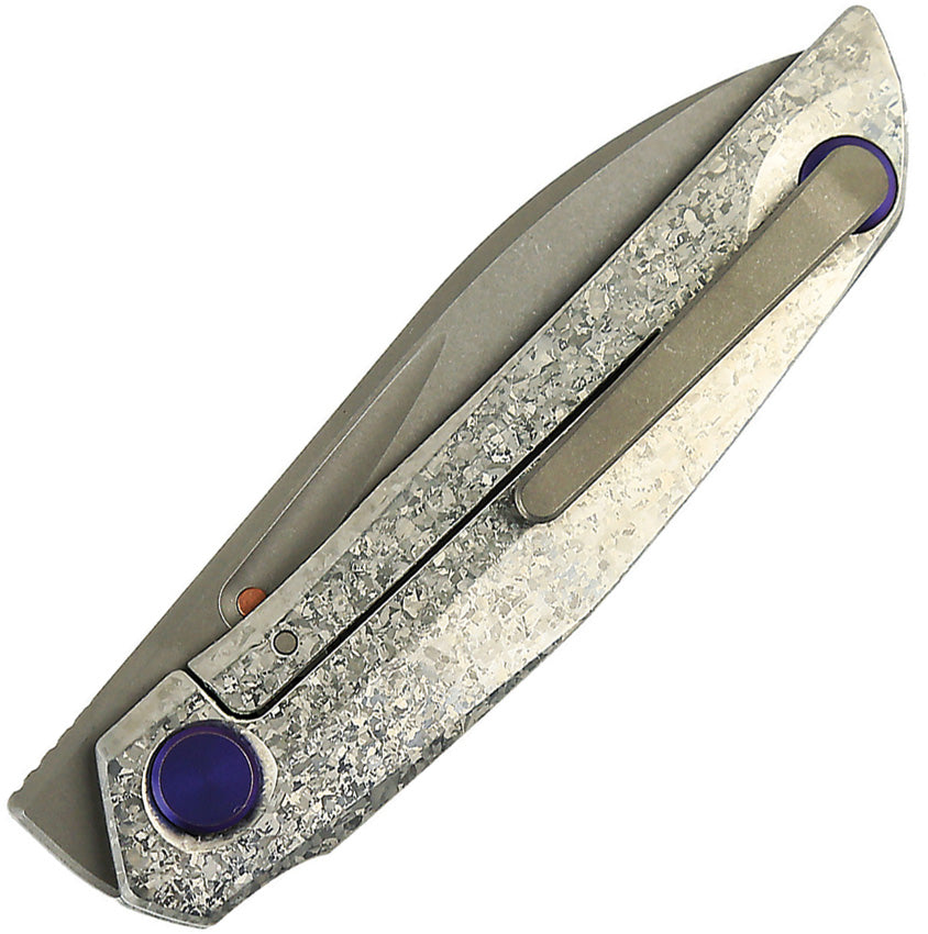 REA211 VK Anub Framelock Crystal Ti