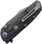 REA229 Reate Knives 9DV2 Framelock Frost Fat CF