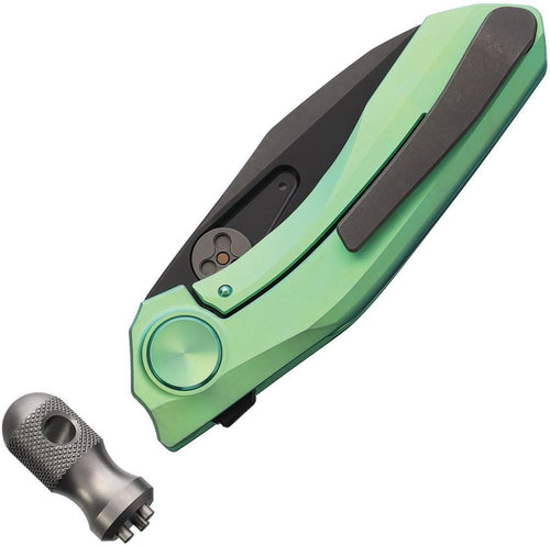 REA260 Reate Knives VK-FROK Framelock Ti Green