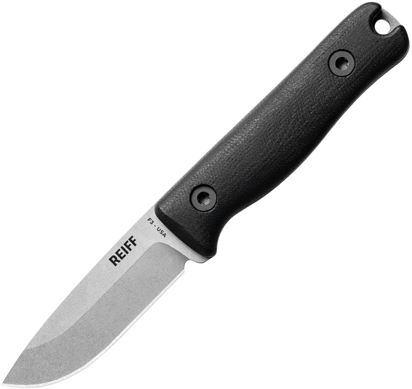 REKF3BCML F3 EDC Fixed Blade Blk Ltr
