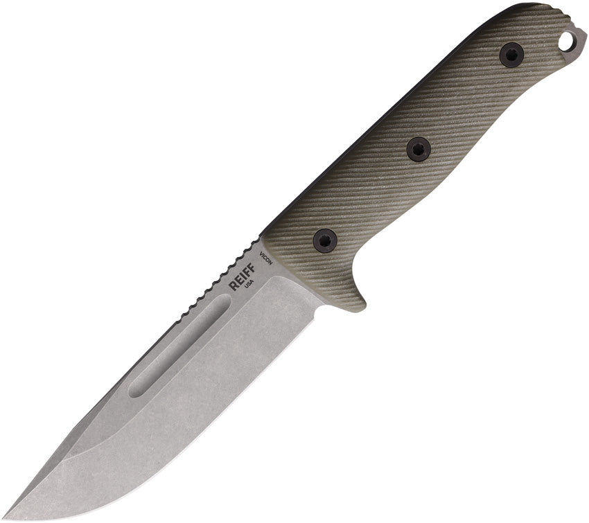 REKVN119ODGBLKA Vicon Fixed Blade Grn G10