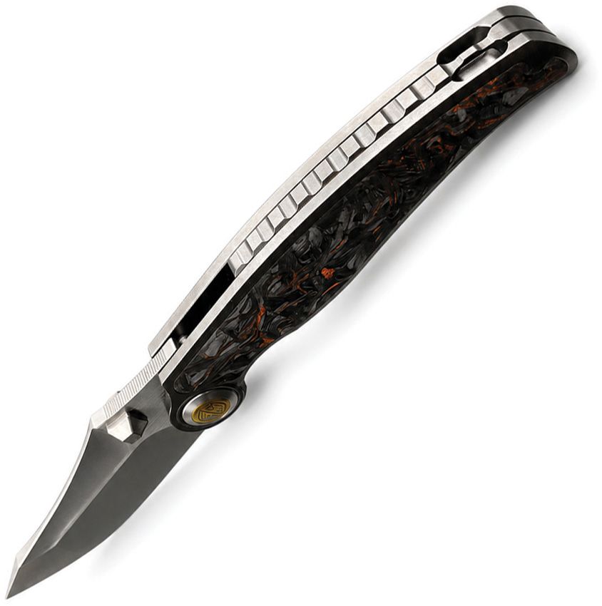 RK0203 Rike Knife Hunter 1 Linerlock Rust CF