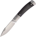 RKKD01BLKCF: Rike slip joint, carbon fiber handle, 3" satin M390 blade