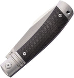 RKKD01BLKCF Rike Knife Slip Joint Black Carbon Fiber