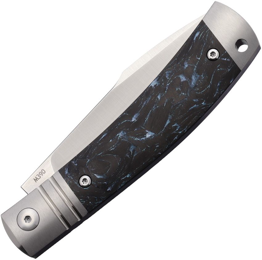 RKKD01BLUCF Rike Knife Slip Joint Blue Carbon Fiber