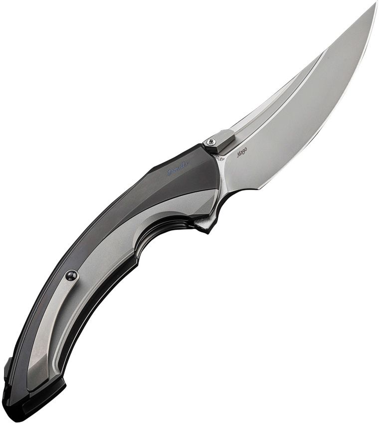 RKLAMELLABDP Rike Knife Lamella Linerlock Blk DLC