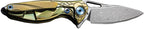 RKMINIGOLD Rike Knife Mini Framelock Gold