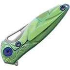 RKMINIG Rike Knife Hummingbird Framelock Grn
