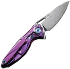 RKMINIPUR Rike Knife Mini Framelock Purple